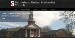 Desktop Screenshot of bethlehemumc.org